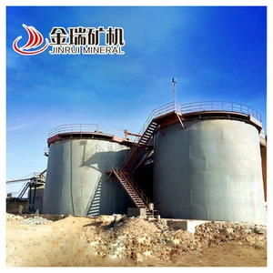 Professional leaching machinery gold cyanidation double impeller leaching tank used in mining