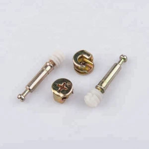 Professional manufacture hardware fastener fitting connecting bolt dowel pin cam lock - for furniture