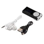 Promotion very cheap Mini MP3 music player 1.3 inch with LED light mp3 player clip mp3 players high quality