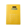 Promotional Custom Solar Power Office Notebook with Calculator for Gift