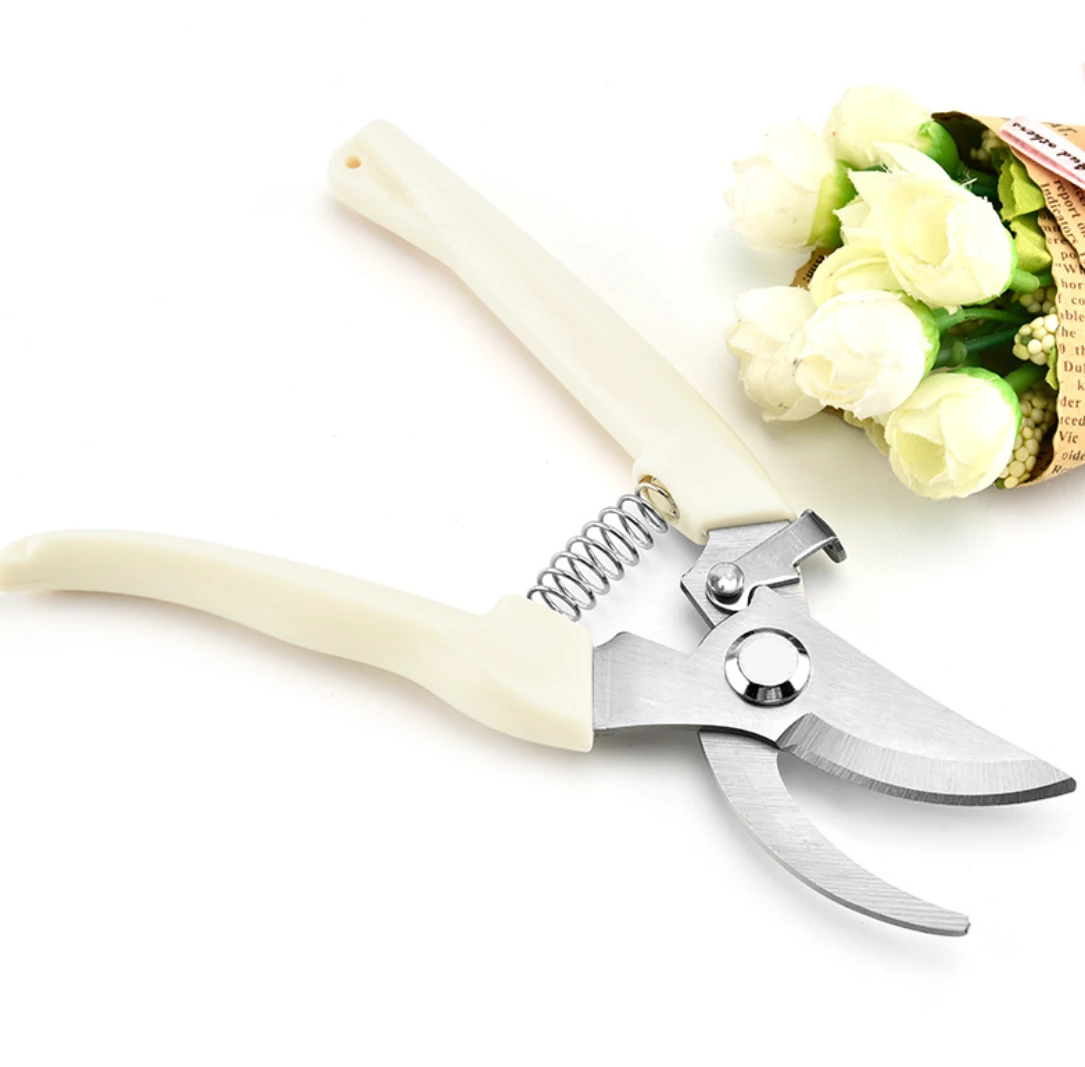 Promotional stainless steel  garden shear Bypass Save-effort convenient pruning shears garden tool shear scissors