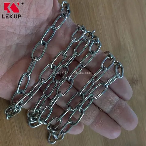 Buy Proof Coil Link Chain Hanging Anti-theft Cable Safty Towing Chain ...