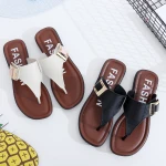 pu leather Slipper for women hot sale 2021 new arrival outdoor Stab Proof Slipper antistatic & anti-skidding 492172