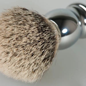 Pure Badger Hair Zinc Alloy Handle Shaving Makeup Brush with High Quality