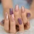 Import Purple Square Nail Accessories Sparkling Fake Art Kit Glitter UV Gel Nails Acrylic Finger Girls Manicure Tools L5719 from China