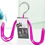 pvc plastic coated metal wire coupling shoes hanger