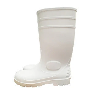 PVC safety gumboots for food industry,white safety gumboots,safety gumboots for food processing
