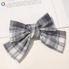 QIYUE 2020 Hot Sale French Cloth Butterfly Hair Cheer Bow Alligator Hair Clips For Girls