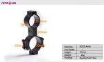 QQ008 gun mounts for hunting rifle scope mounts 30mm