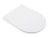 Import quality ceramics toilet wc D slim urea toilet seat  cover factory from China