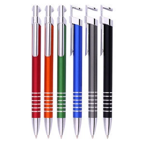 Quick delivery writing instrument slim promotional aluminum ballpoint pen