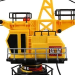 Radio control 6 channel rc mini tower crane toy