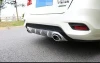 Rear spoiler ABS Rear Bumper Diffuser Bumpers Protector For Nissan Sentra After chrome lip rear spoiler 2012-2018