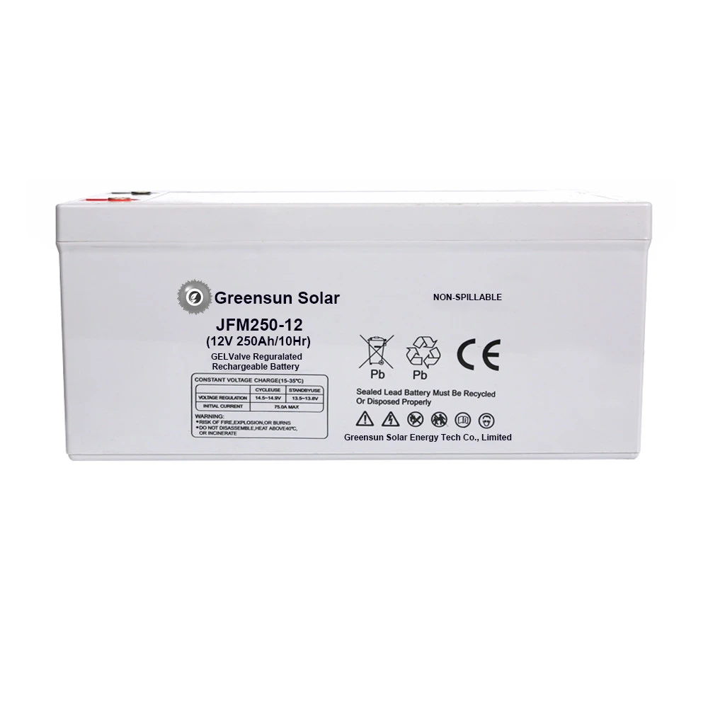 Rechargeable Batteries 12v 250ah Lead acid Gel Cell battery with competitive price