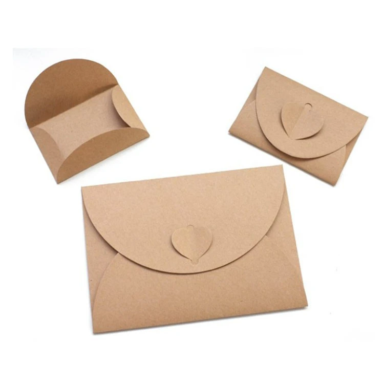 Recycled Rigid Kraft Board Plain Brown CD Packing Paper Mailer Envelopes