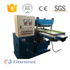 Recycled tire rubber tile heat press machine