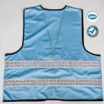 Reflective Safety Vest with high reflective PVC tape Reflective Safety Jackets to keep people working safety