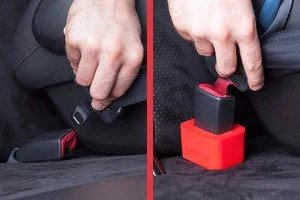 RENJIA Seatbelt Receiver silicone holder Car Seat Belt Buckle Holder
