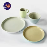 Restaurant hotel home fine quality custom logo china wholesale porcelain dinnerset tea cup saucer ceramic tableware dinner set