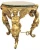 Import Retro Vintage European Baroque Carving Golden Console Table with White Marble Top and Mirror BF11-07303a from China
