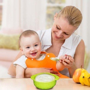 Reusable and safe baby silicone bowl suction bowls,silicone food bowl for baby