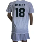 Reversible striped soccer uniform, Mens Soccer sports wear, Custom soccer jersey and shorts