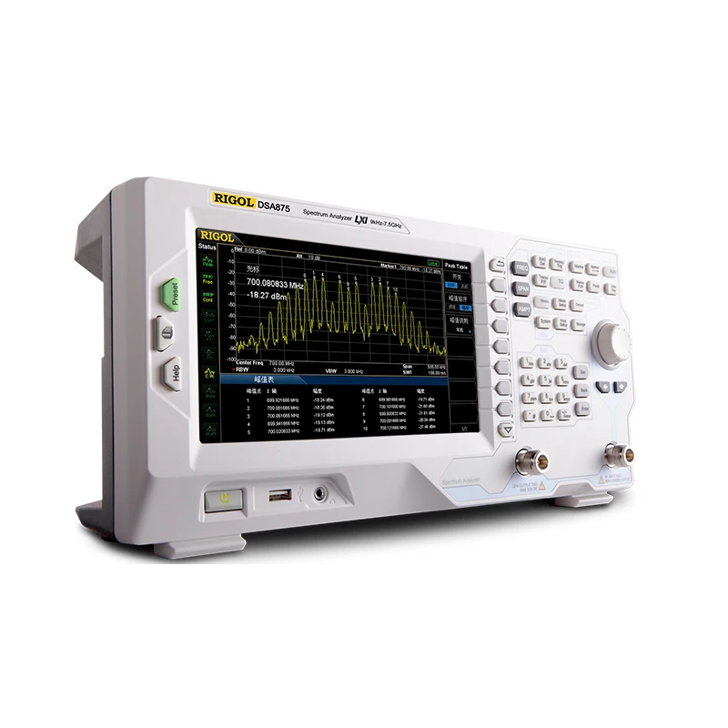 RIGOL DSA815 Performance Spectrum Analyzers 9kHz~1.5GHz 10Hz Resolution Bandwidth