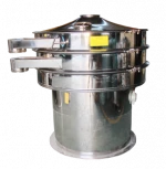 round powder coating sugar automatic rotary vibrating sieve machine