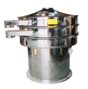 round powder coating sugar automatic rotary vibrating sieve machine
