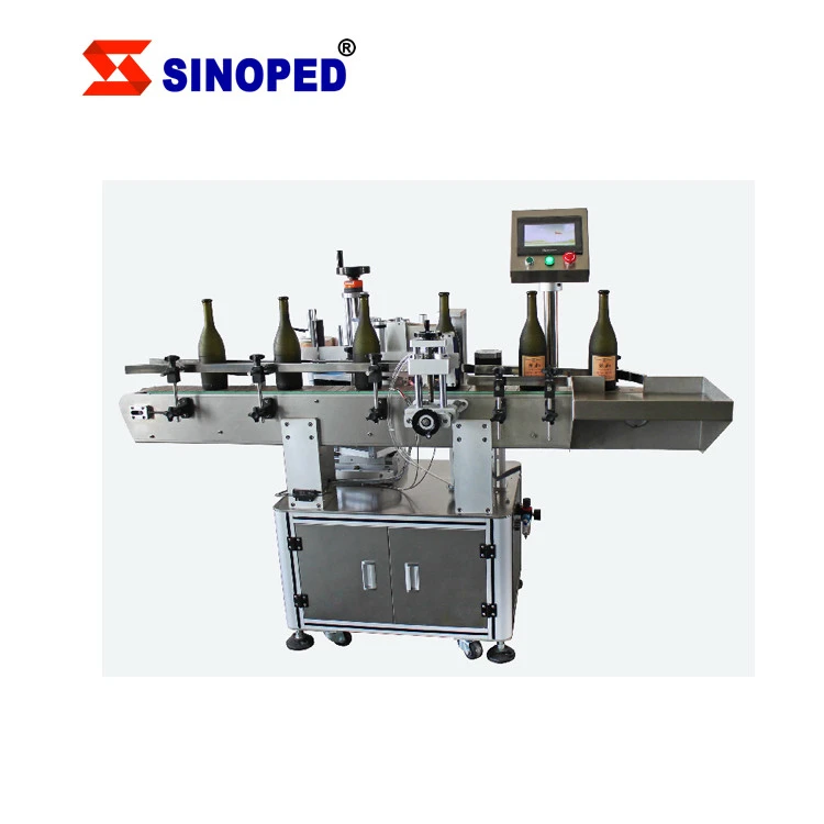 Round Square Oval Flat Taper Bottles Double Side Labeling Machine