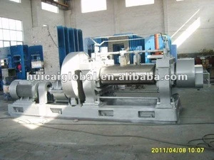 rubber machine rubber mixing mill XK-400/450/560 reclaimed rubber plant,waste tyre recycling machine