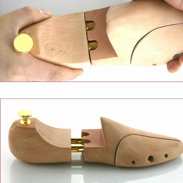 S3642 one pair shoes expanders stretchers adjustable wooden shoe trees