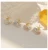 Import s925 silver needle starfish shell and pearl earrings about personality small and sweet lady from China
