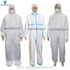 safety ppe disposable polypropylene protective coveralls