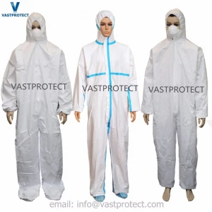 safety ppe disposable polypropylene protective coveralls