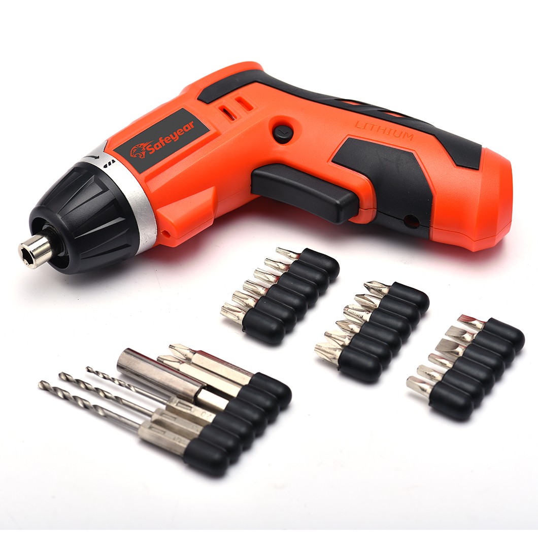 safeyear 3.6V Durable Driver hardware Power Tools Cordless Electric Drill screwdriver set