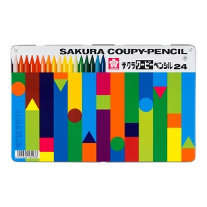 SAKURA Coupy Pencils Japanese Stationery made in japan Drawing Crayons School Art Supplies