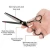 Import Salon Usage Right-Handed Barber Hair Cutting Hairdressing Scissors Set from China