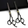 Saloon scissors 2pcs   Hairdressing Scissors Kit 2 Pcs Thinning Cutting Scissor Barber Haircut Set