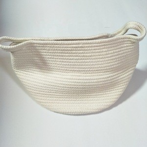 sample one piece storage cotton rope knitted shopping basket