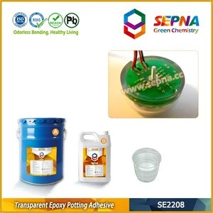 SE2208 high transparent epoxy epoxy resin adhesive for optoelectronics display products protection potting