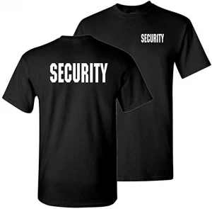 Security Staff Uniform Police Polo T-Shirt 100% Cotton Security Polo Shirt Security Guard Two Tone Polo Shirt