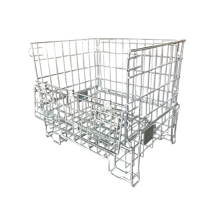 Shandong Wire Mesh Stackable Storage Collapsible Pallet Container