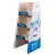 Import Shop T Shirt Tabletop Easy Fold Advertising Cardboard Banner Stand Totem Countertop Display Unit White Cardboard 3 Tiers from China