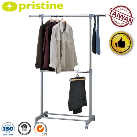 shopee garment household storage MIT Taiwan furniture manufacturer wholesale storage bedroom furniture clothes stand