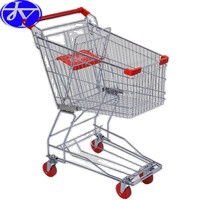 Shopping Cart Type and Chrome Plated Surface Handling shopping trolley parts