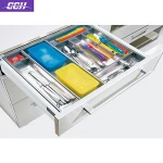 Silverware Cutlery Tray Drawer Organizer for Kitchen Flatware  Utensil Storage basket for Knives Spoons Forks