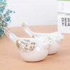 Simple and lovely ceramic bird animal decorations living room office pottery decorations