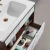 Import Simple Design Smart Round  Mirror Cabinet Bathroom  Modern Smart Floating Vanity Storage from China