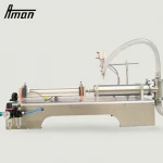 Singel Nozzles Electric Digital Control Pump Bottle Perfume Water Juice Essential Oil Liquid Filling Machine